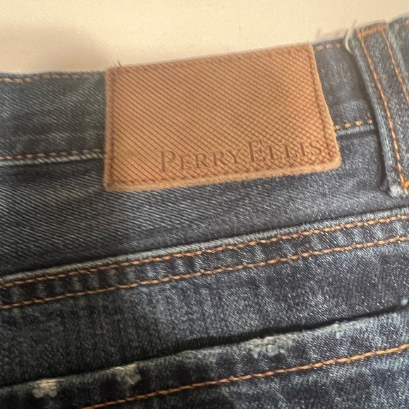 Perry Ellis Mens Jeans Premium Denim 36x32 Straight Classic Leg Dark Wash (C1) - Picture 8 of 8